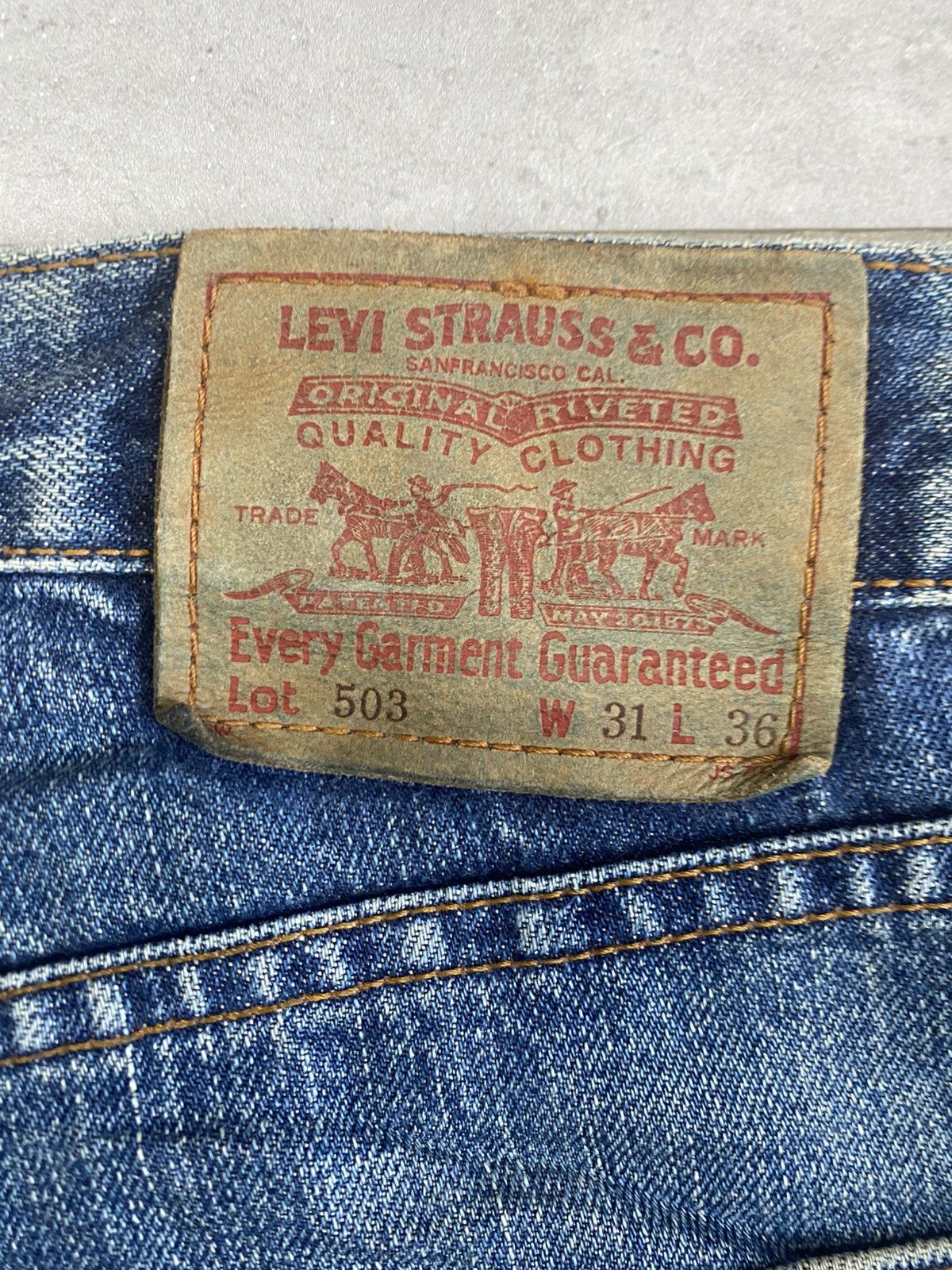 Levi's LEVIS 503 JAPAN Size US 31 - 12 Thumbnail
