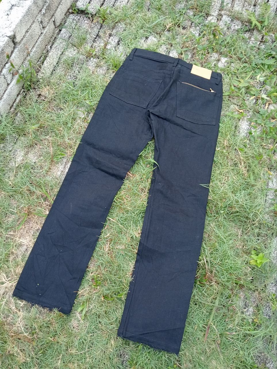 Japanese Brand Son Of The Cheese Japan 5 Pocket Black Jeans Size US 31 - 5 Thumbnail