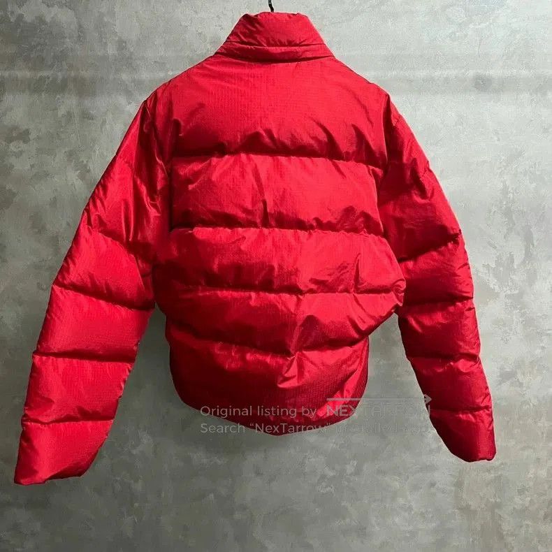 Balenciaga Balenciaga Red Logo Down Jacket. Size US M / EU 48-50 / 2 - 2 Thumbnail