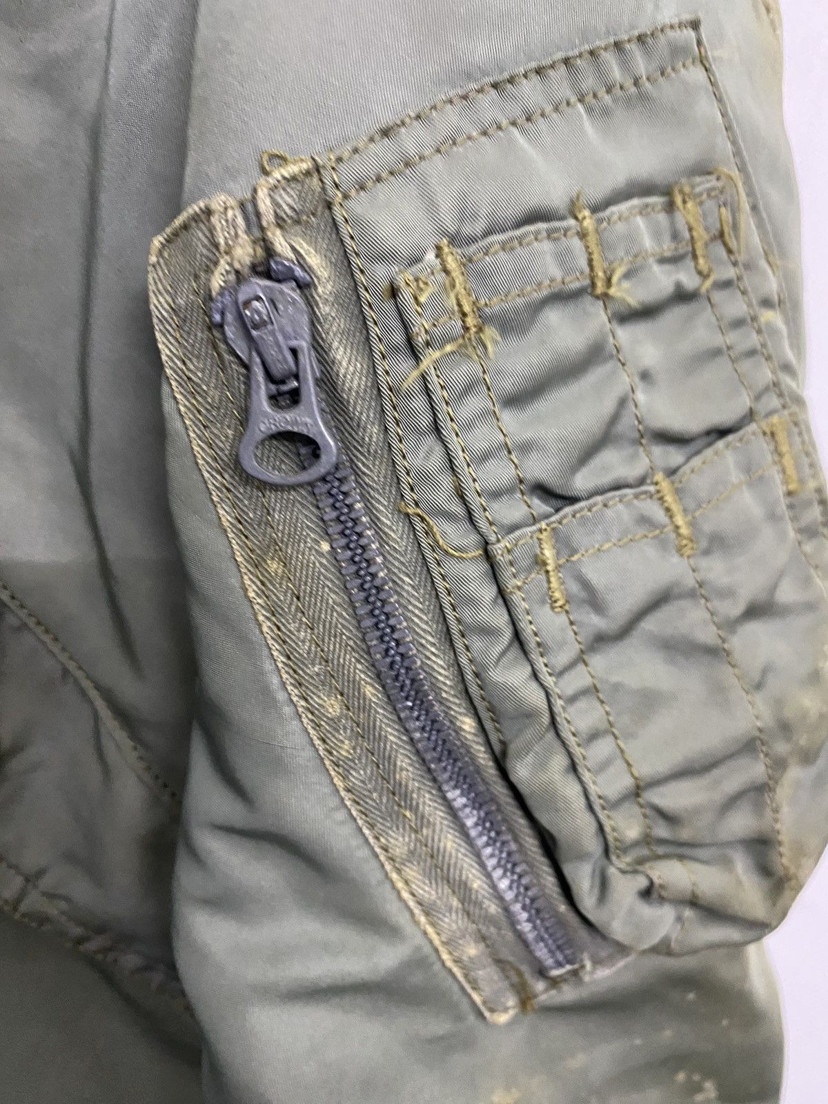 Chevignon × Vintage Vintage Blue Anchor Overall Co Flight Jacket Size US M / EU 48-50 / 2 - 5 Thumbnail