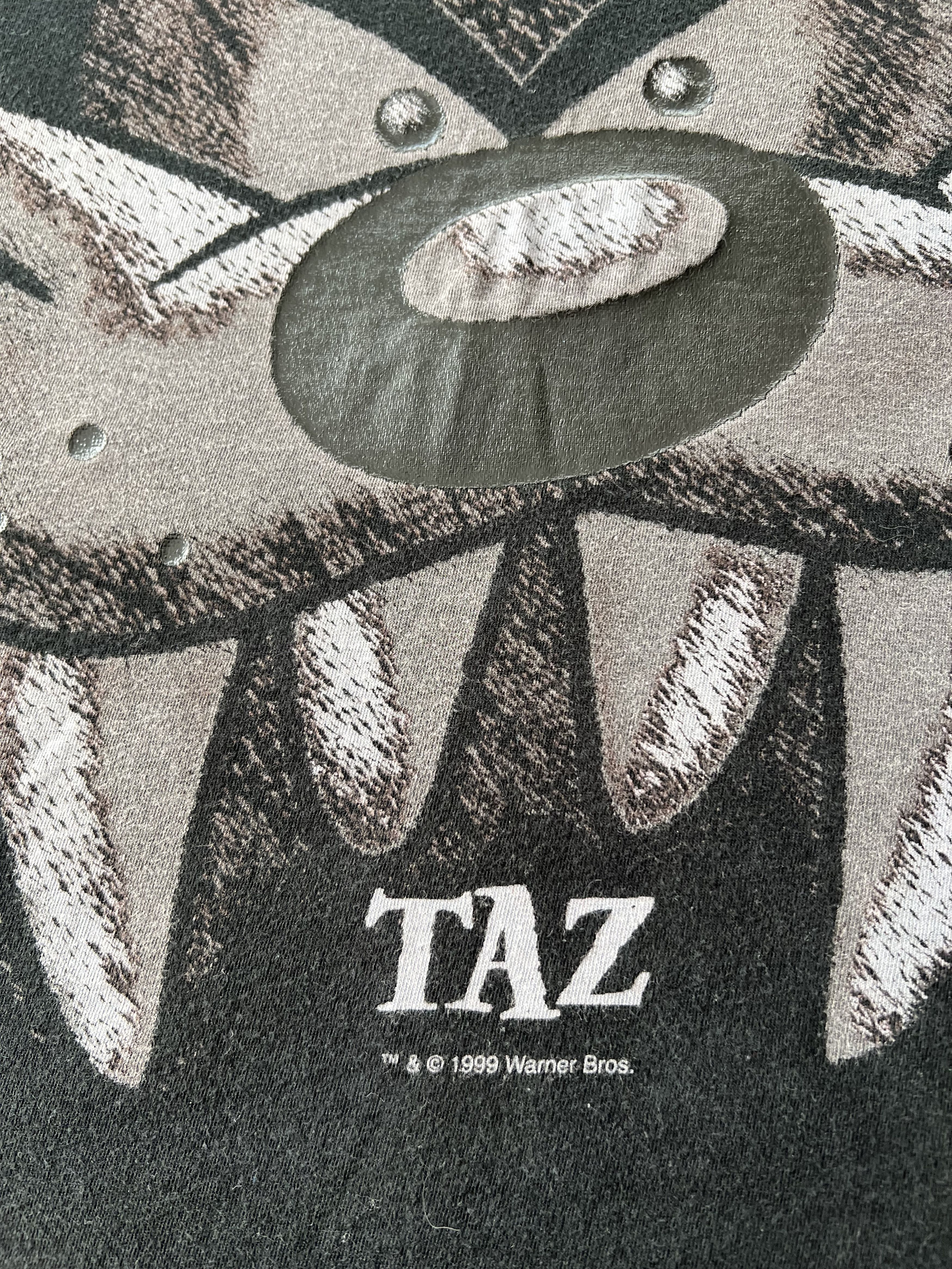 Warner Bros Vintage 1999 Taz Tazmanian Devil Warner Bros Cartoon Tee Size US L / EU 52-54 / 3 - 5 Thumbnail
