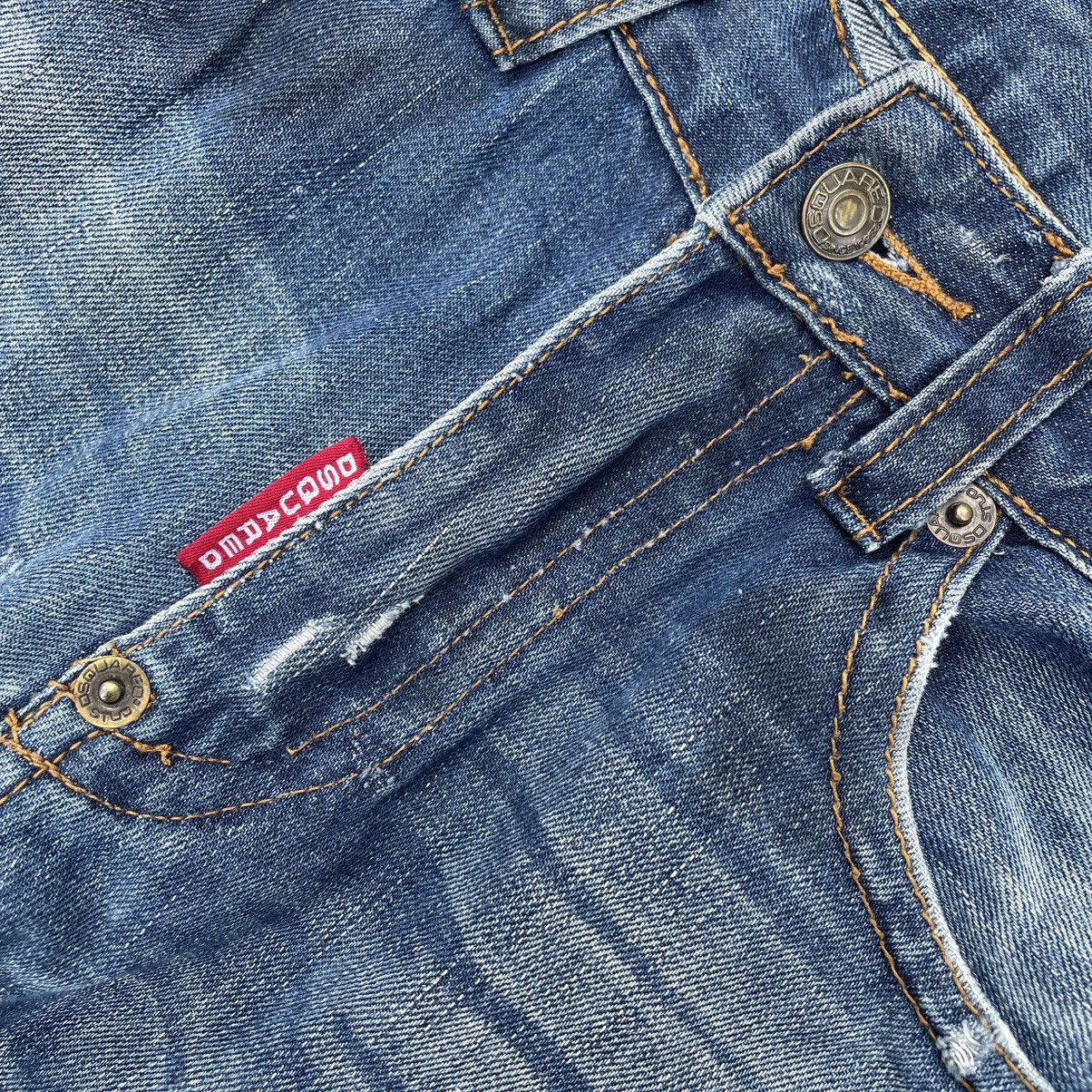 Dsquared2 DSQUARED2 WASHED DISTRESSED DENIM PANTS Size US 30 / EU 46 - 10 Thumbnail