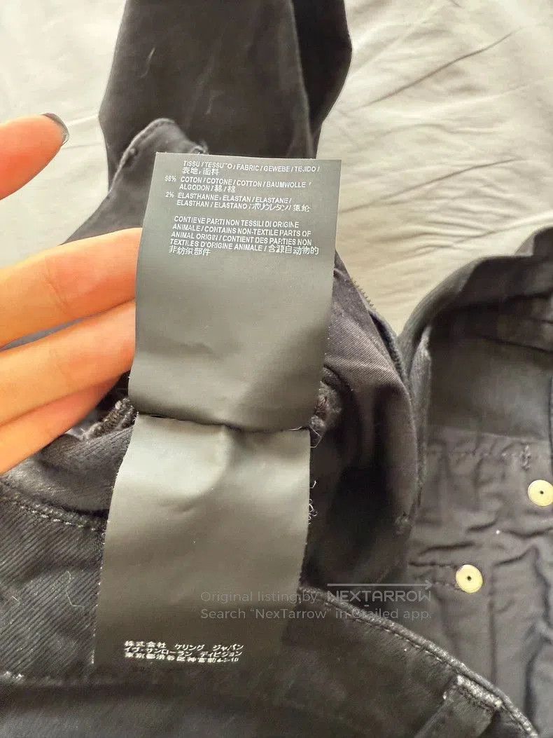 Saint Laurent Paris Saint Laurent Distressed Denim Jeans. Size US 27 - 5 Thumbnail