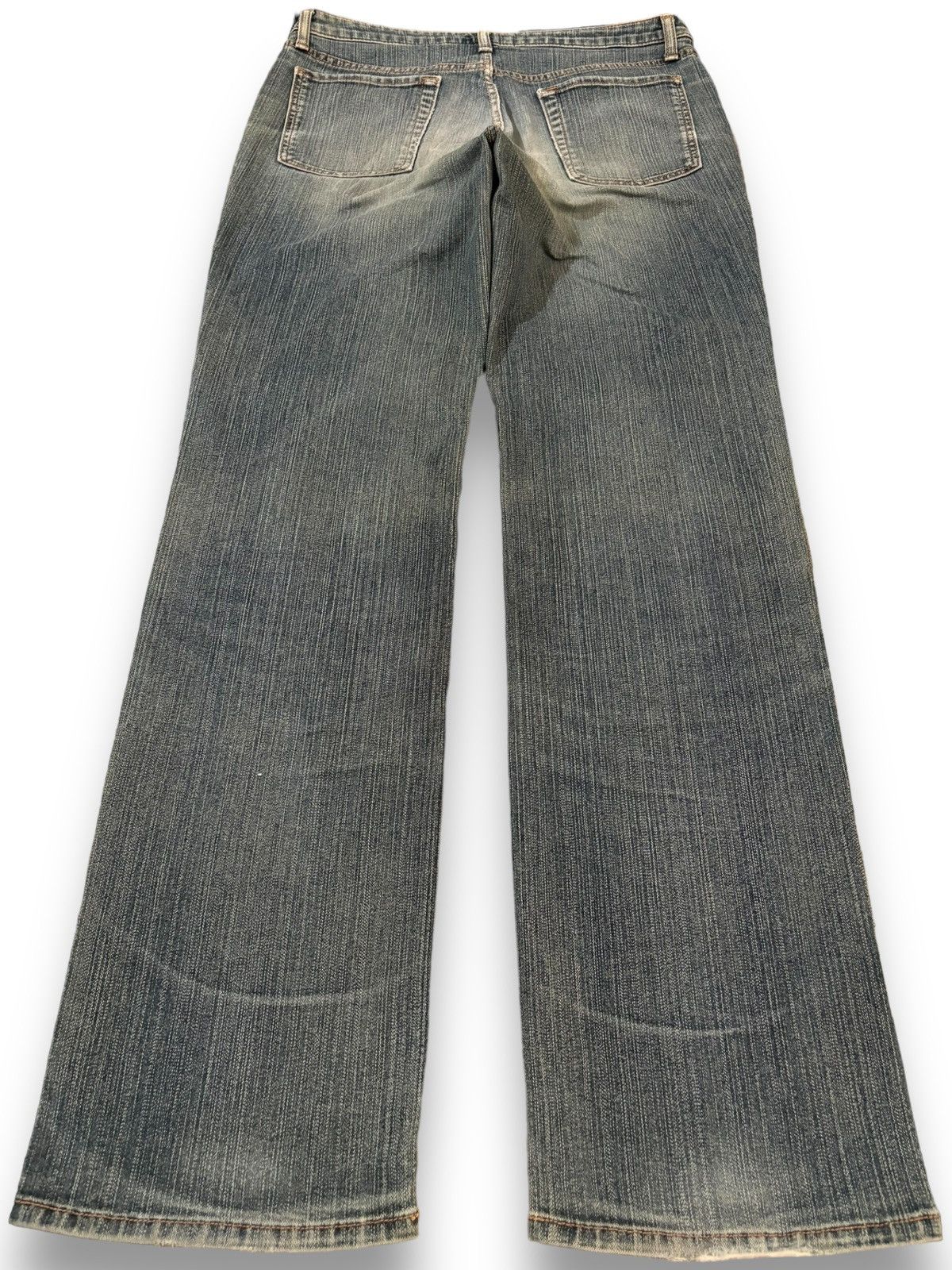 Japanese Brand Vintage Japanese Brand Mud Washed Loose Fit Distressed Jeans Size US 32 / EU 48 - 2 Thumbnail