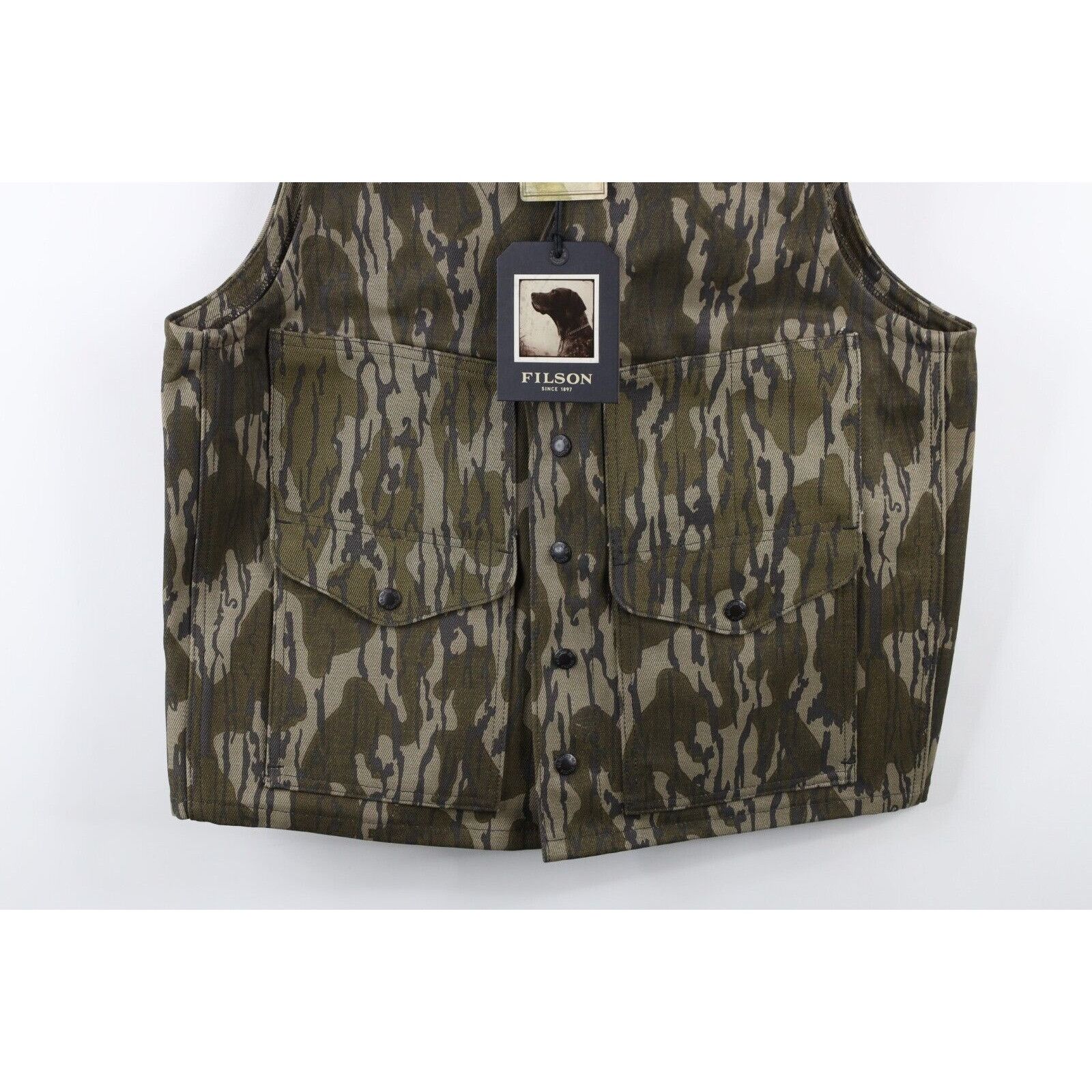 Filson New CC Filson MMossy Oak Bottom Land Camouflage Vest T Size US M / EU 48-50 / 2 - 3 Thumbnail
