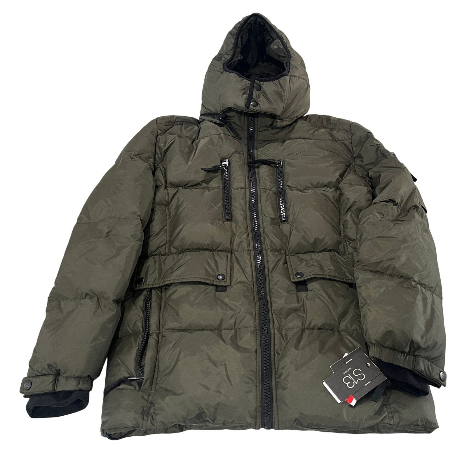 Other *R48 S13 Men's Ashton Puffer Jacket Olive-Green Small Size US S / EU 44-46 / 1 - 1 Thumbnail