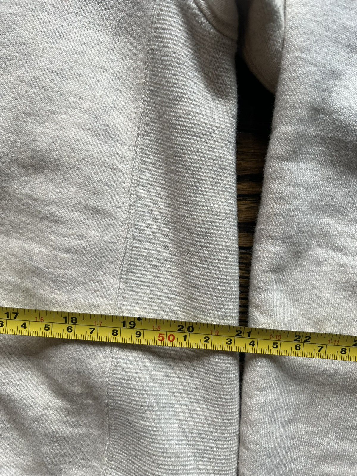 Visvim Oatmeal Crewneck College Sweatshirt, size 5 CUSTOM CROP Size US L / EU 52-54 / 3 - 4 Thumbnail