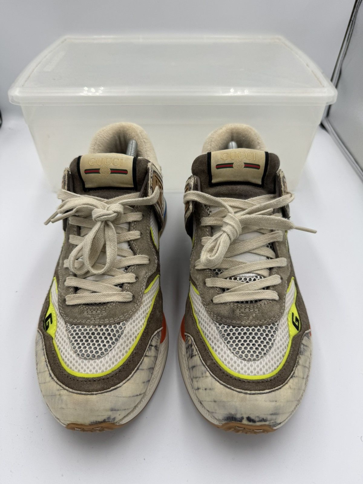 Gucci Size 8uk/9us Gucci Ultrapace Beige Size US 9 / EU 42 - 3 Thumbnail