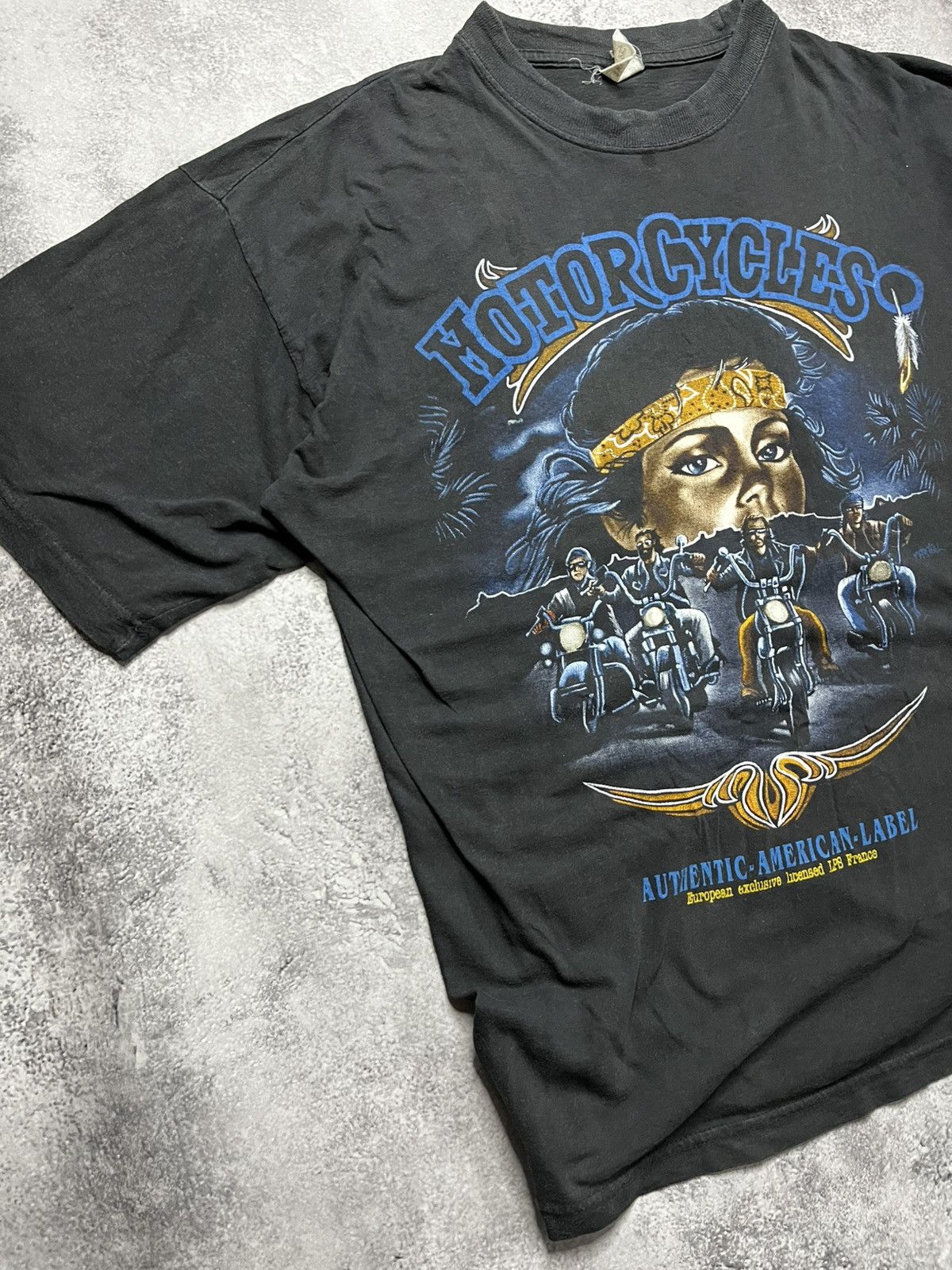 Other Vintage Motorcycle Thrashed Theme Shirt 90’s Men’s XL Size US XL / EU 56 / 4 - 2 Thumbnail