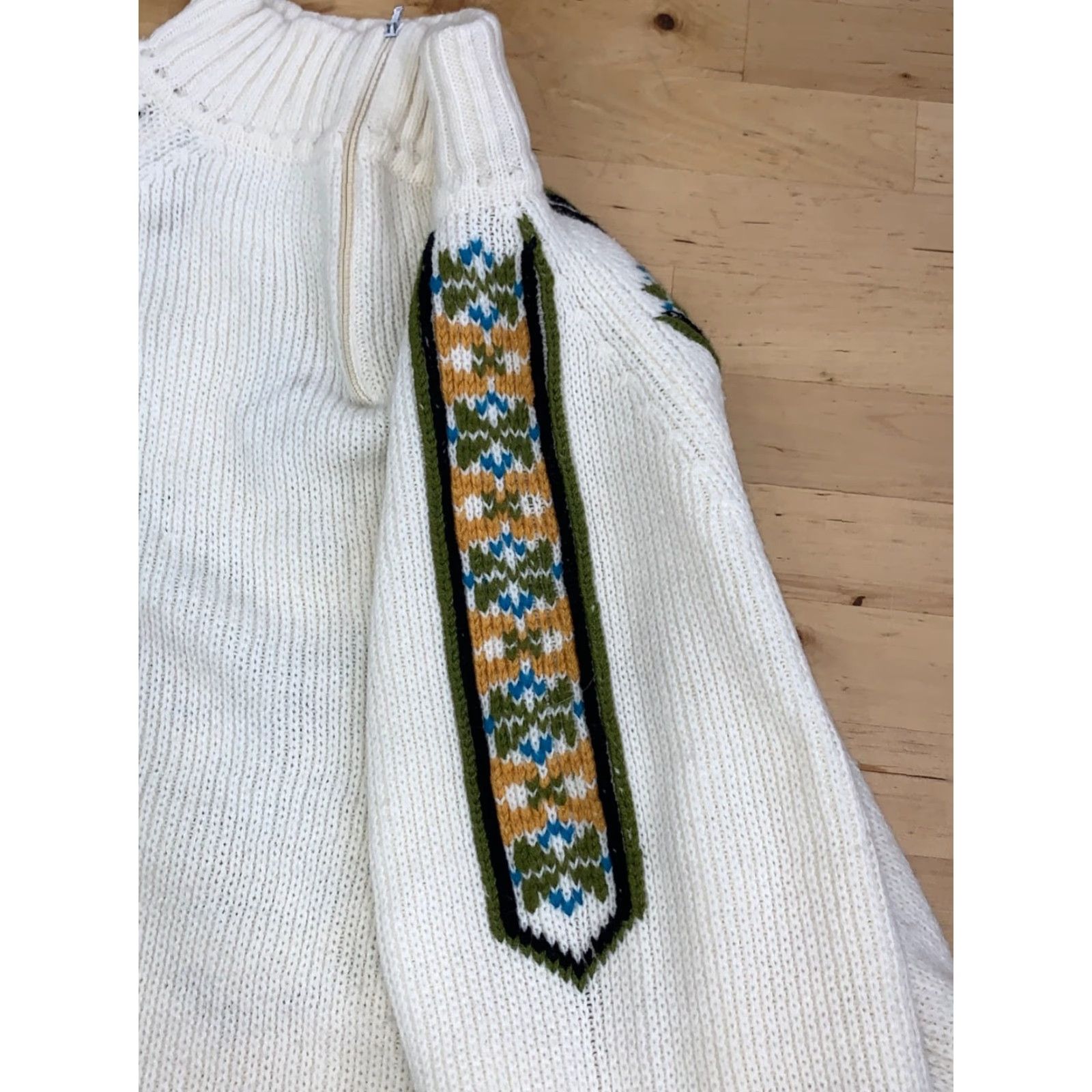 Vintage VINTAGE Full Fashioned Sweater Knit Pullover White L Women Size L / US 10 / IT 46 - 5 Thumbnail
