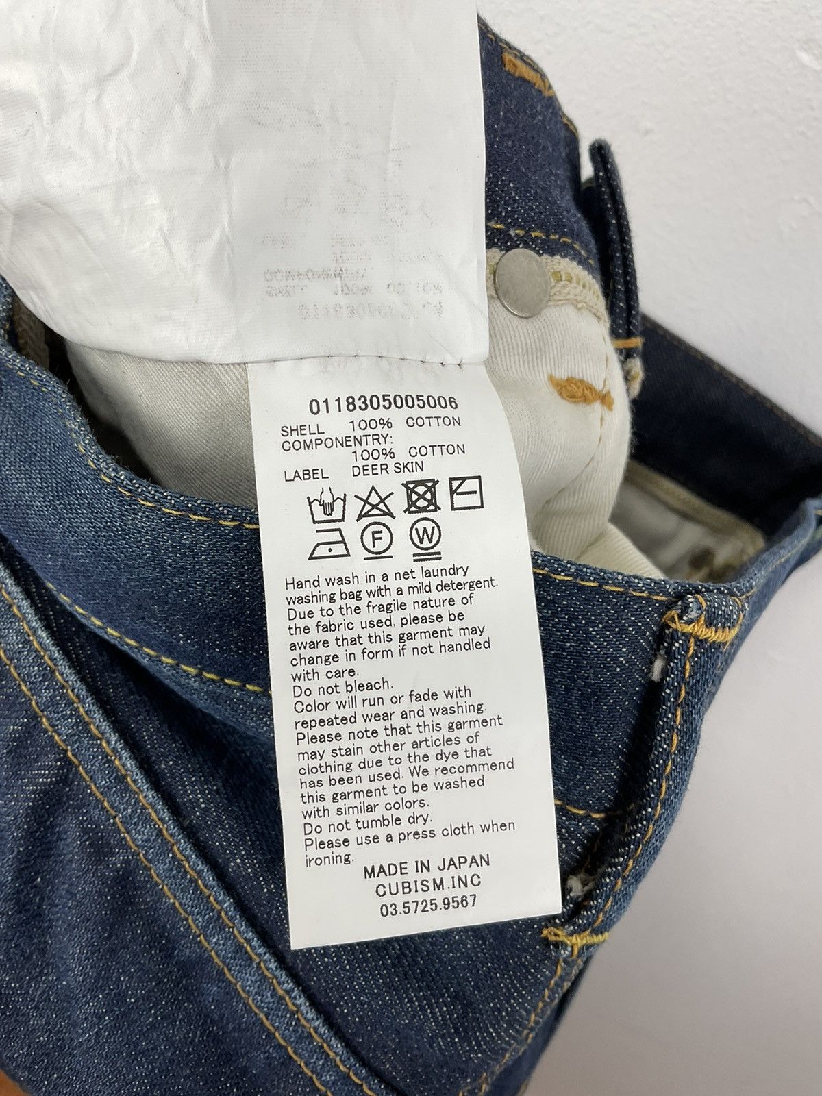 Visvim Visvim Social Sculpture 03NW Paint Splatter Denim Pants Size US 30 / EU 46 - 16 Thumbnail