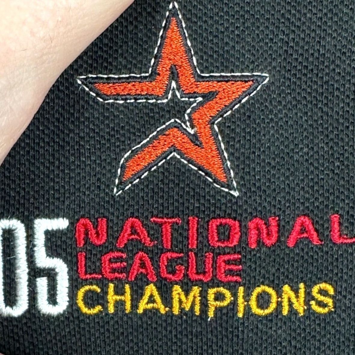 MLB VINTAGE Antigua Houston Astros Polo Shirt Men L Black MLB Shirt Size US L / EU 52-54 / 3 - 5 Thumbnail
