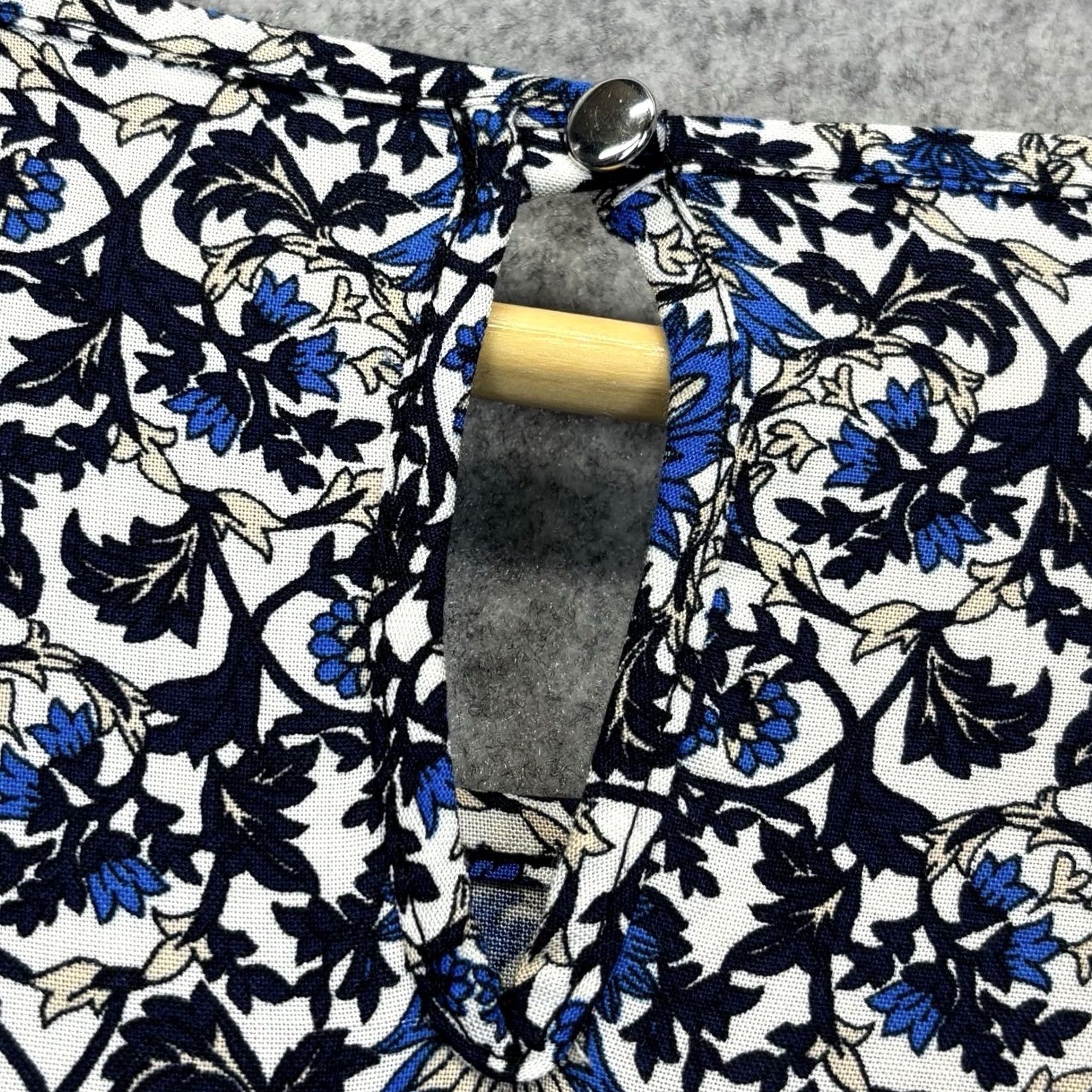 Vintage Red Herring Dress Womens 14 maternity UK14 Flute Sleeve Floral Blue Black Mix New With Tag Size XL / US 12-14 / IT 48-50 - 5 Thumbnail
