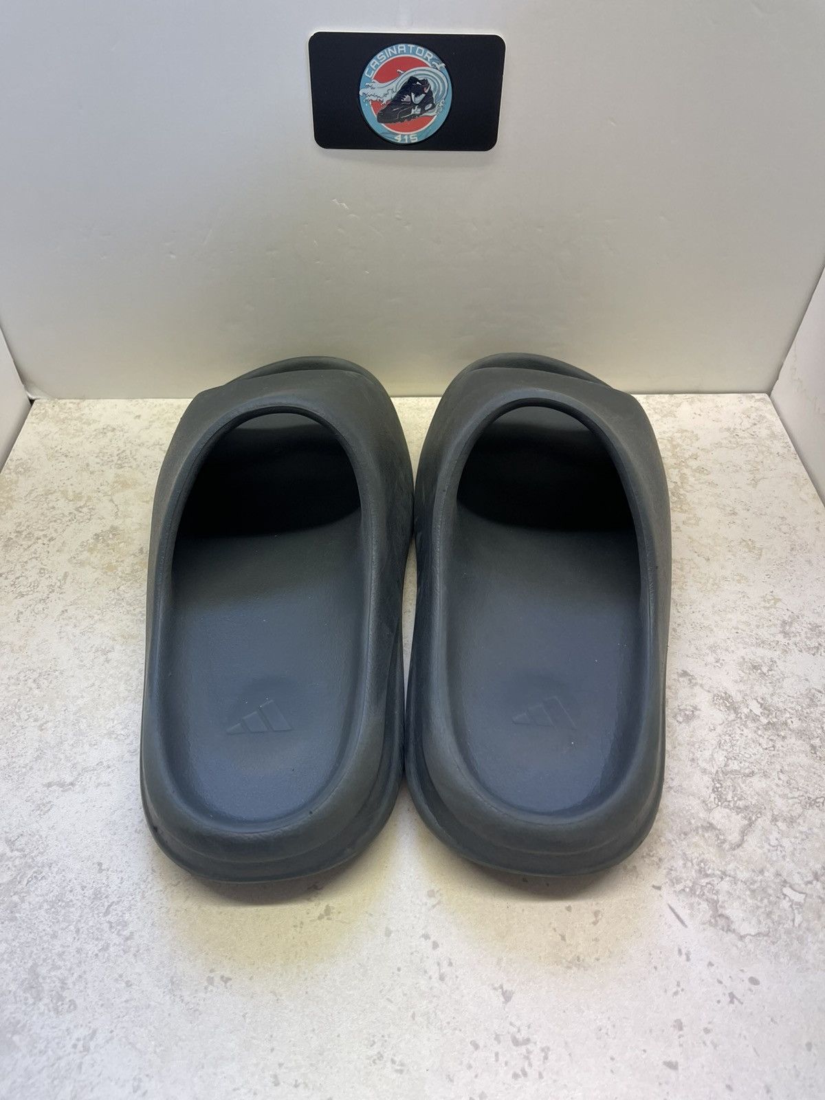 Yeezy Size 10 - Adidas Yeezy Slide Dark Onyx ID5103 Size US 10 / EU 43 - 6 Thumbnail