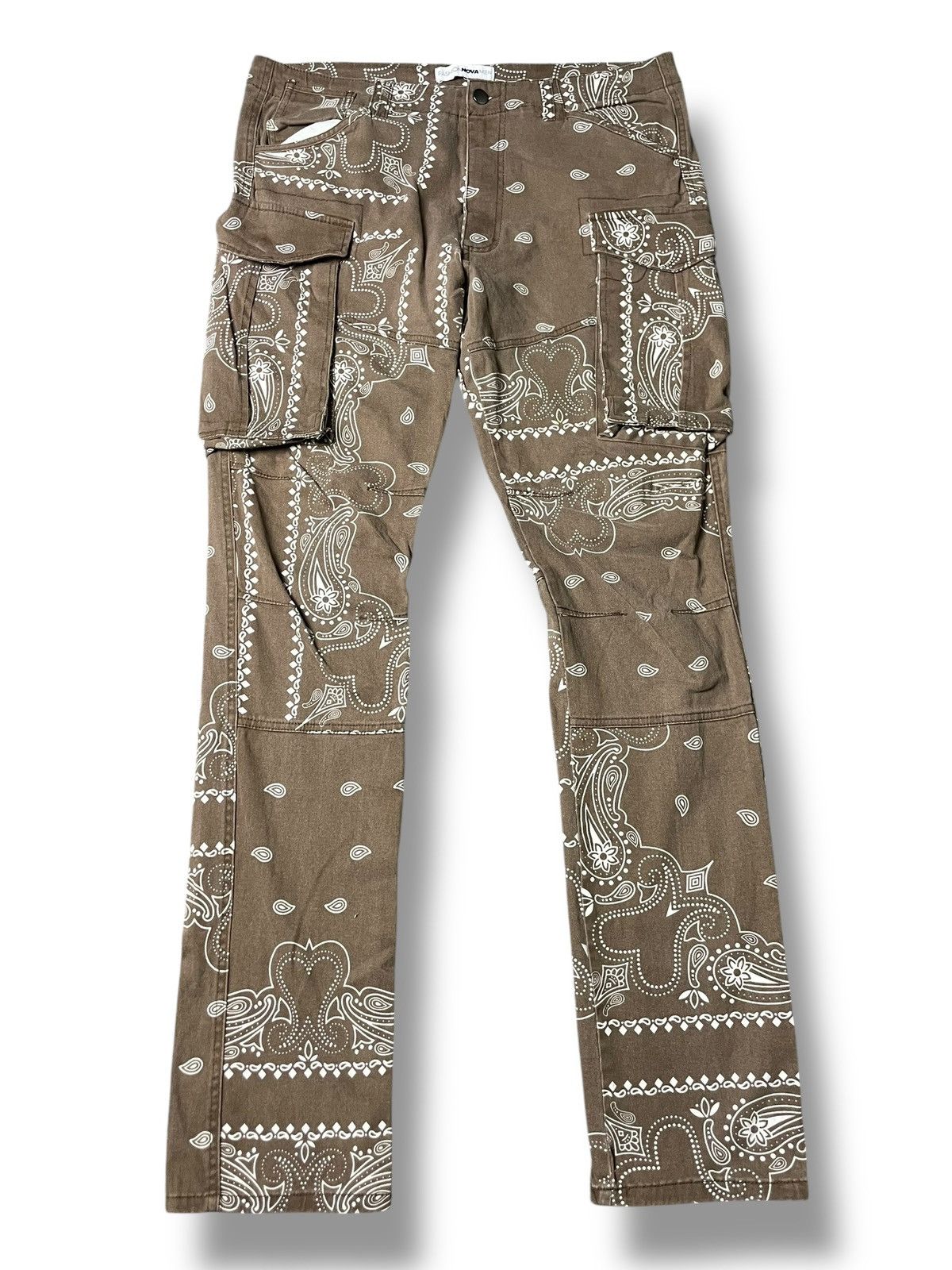 If Six Was Nine × Japanese Brand × Le Grande Bleu (L.G.B.) FASHION NOVA Summer Paisley Pants (91) Size US 36 / EU 52 - 1 Thumbnail