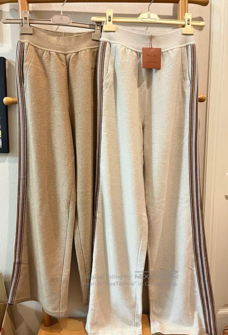 Loro Piana Loro Piana Cashmere capsule wide-leg pants Size 26" / US 2 / IT 38 - 1 Thumbnail