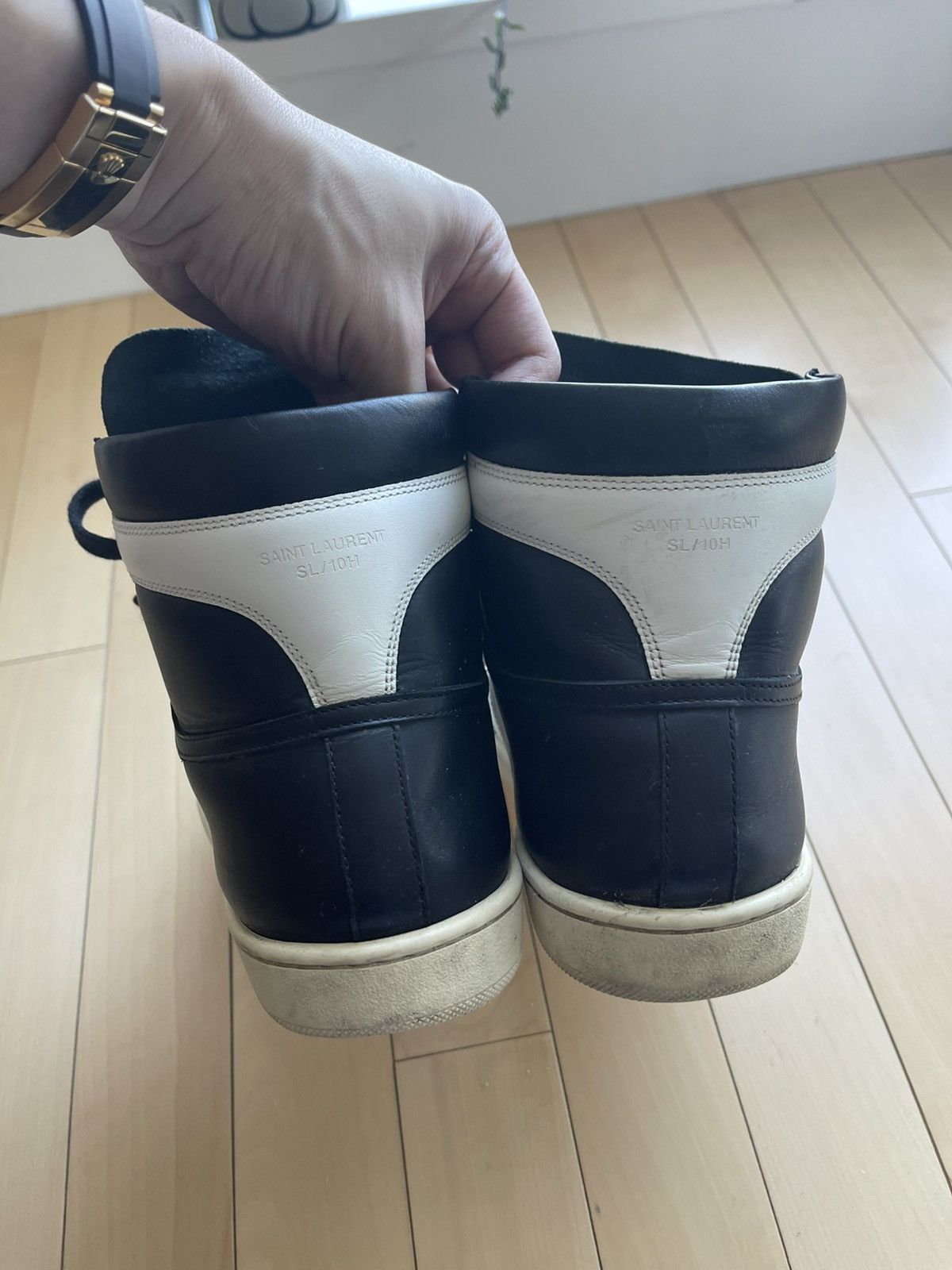 Saint Laurent Paris Classic Saint Laurent high top 10H sneaker Size US 8 / EU 41 - 3 Thumbnail