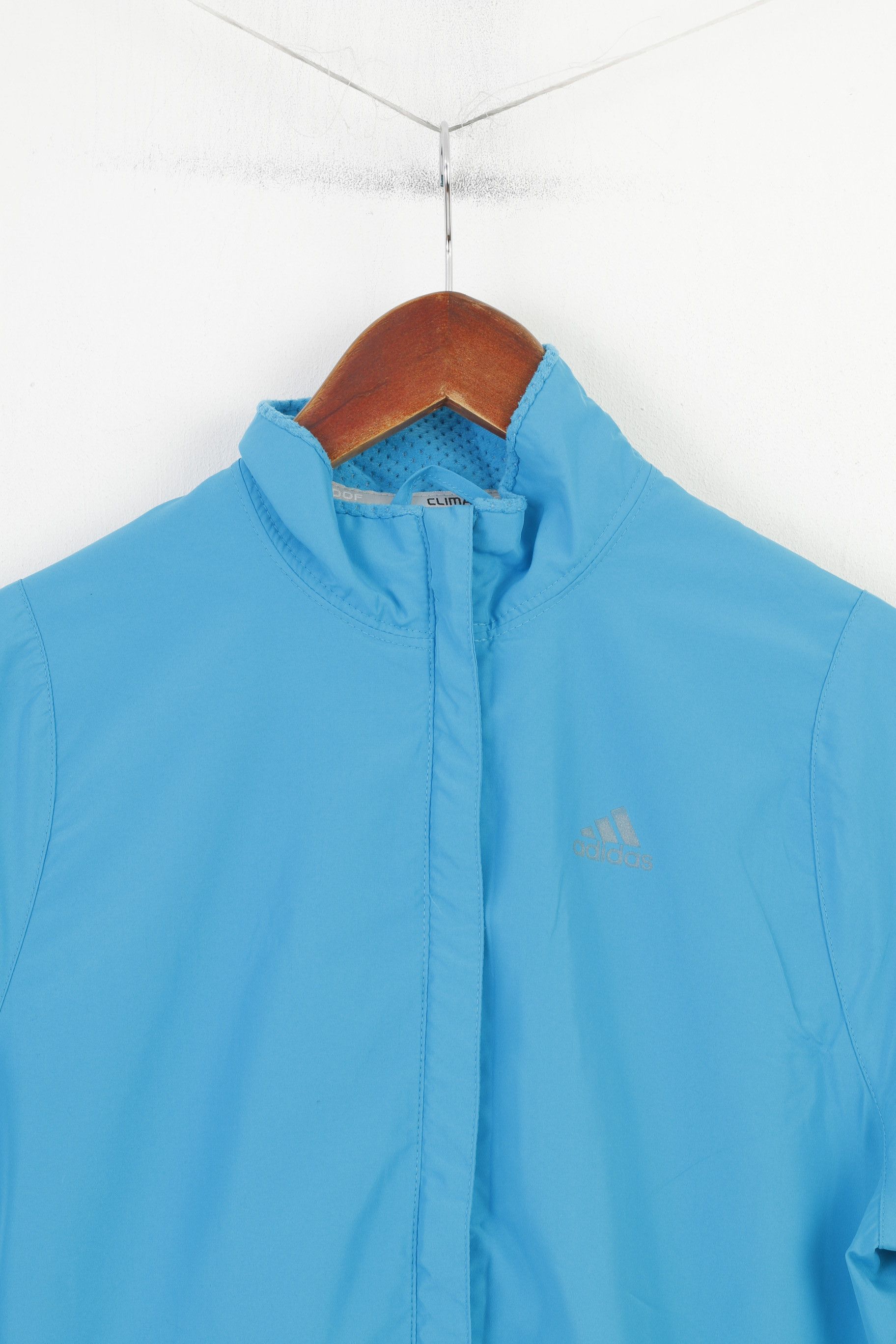Adidas Adidas Women 40 M Jacket Blue Clima Proof Formotion 11197 Size M / US 6-8 / IT 42-44 - 3 Thumbnail