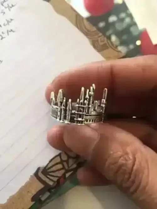 Designer × Jewelry × Vintage Pocket Chain Skull Punk Rock Link Gothic Death Wallet Demon Size ONE SIZE - 2 Thumbnail
