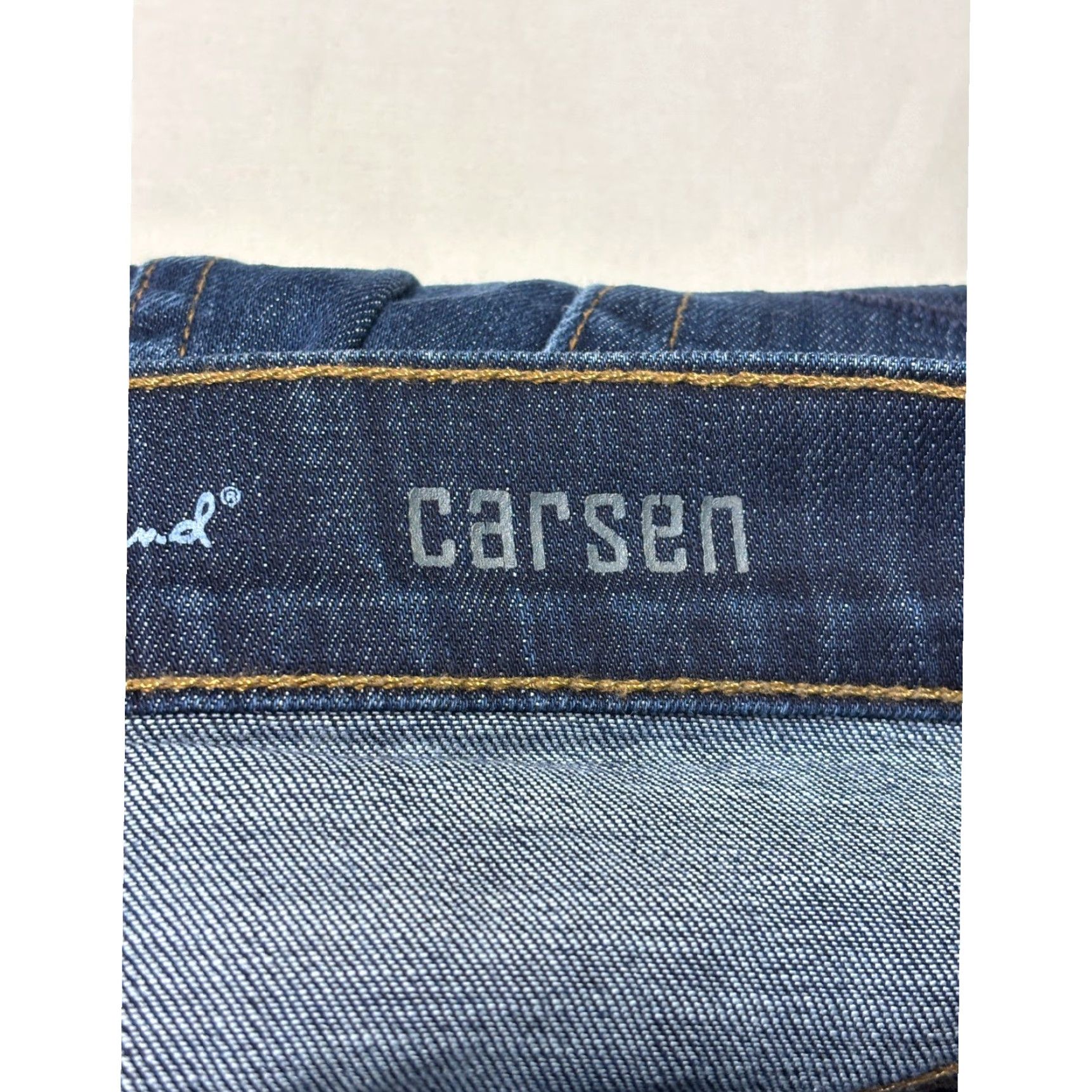 7 For All Mankind 7 For All Mankind Carsen Jeans Dark Wash Straight Leg Mens 29x27 Denim Cotton Blend Stretch USA Made USA Size US 29 - 6 Thumbnail