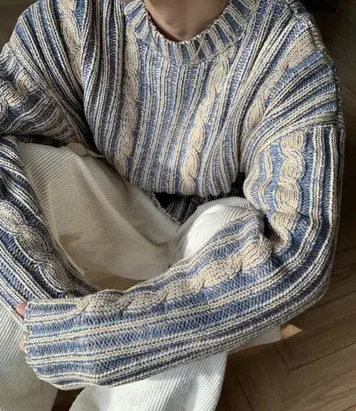 Aran Isles Knitwear Retro y2k reversible cable knit pullover sweater knitwear Size US XL / EU 56 / 4 - 2 Thumbnail