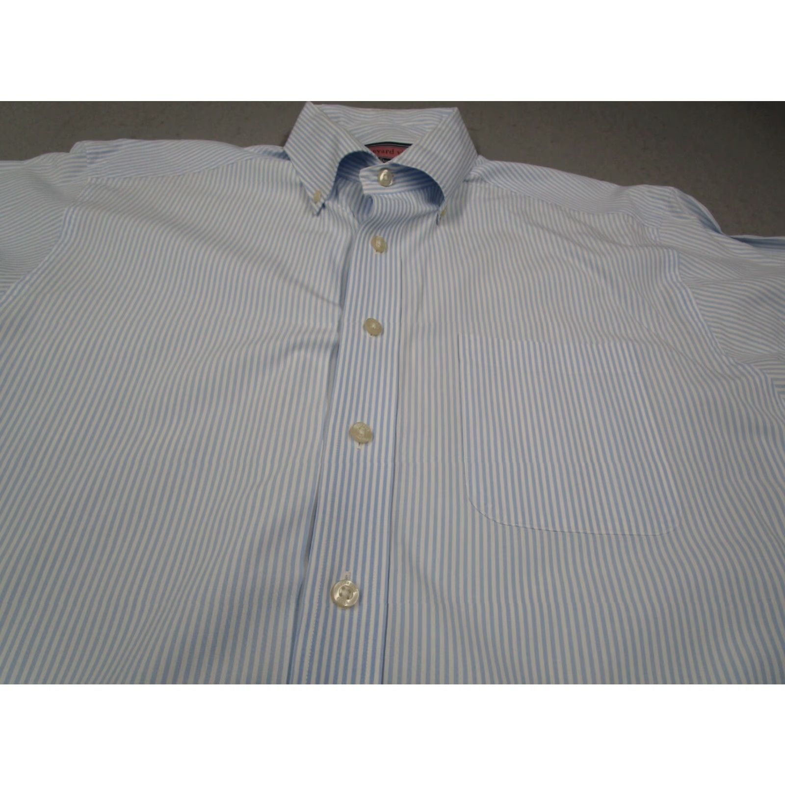 Vineyard Vines VINEYARD VINES Murray Shirt Mens Medium Blue Striped Button-Up Long Sleeve Cotton Classic Preppy Workwear Size US M / EU 48-50 / 2 - 2 Thumbnail