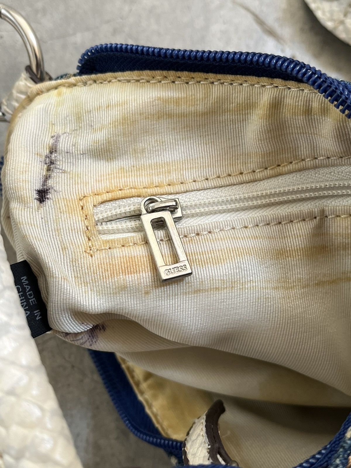 Guess Guess handle mini y2k snake leather bag Size ONE SIZE - 4 Thumbnail