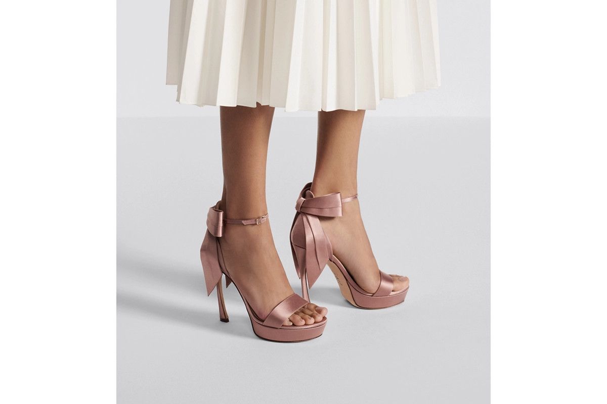 Dior o1bcso1str0225 Heeled Sandal in Rose Size US 6 / IT 36 - 6 Thumbnail