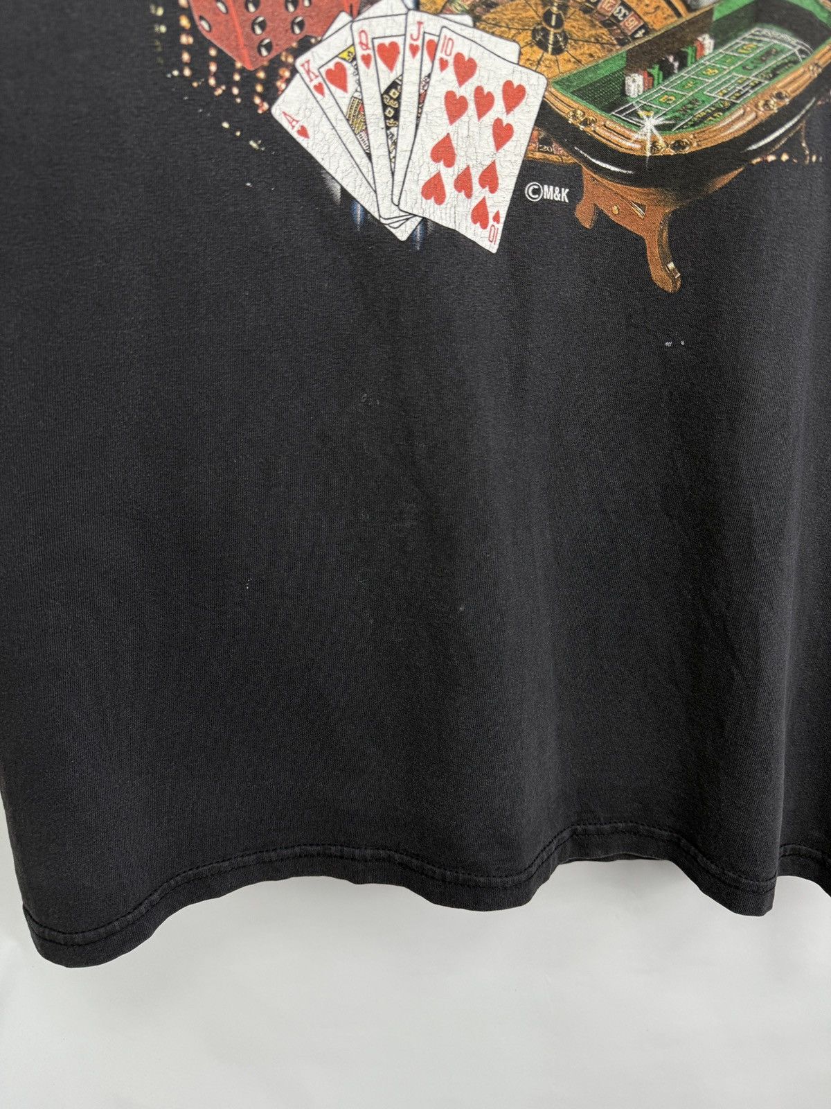 Gildan 🃏🎲🎰 Vintage Las Vegas Nevada Dice Cubes Border Cards T-Shirt Size US M / EU 48-50 / 2 - 9 Thumbnail