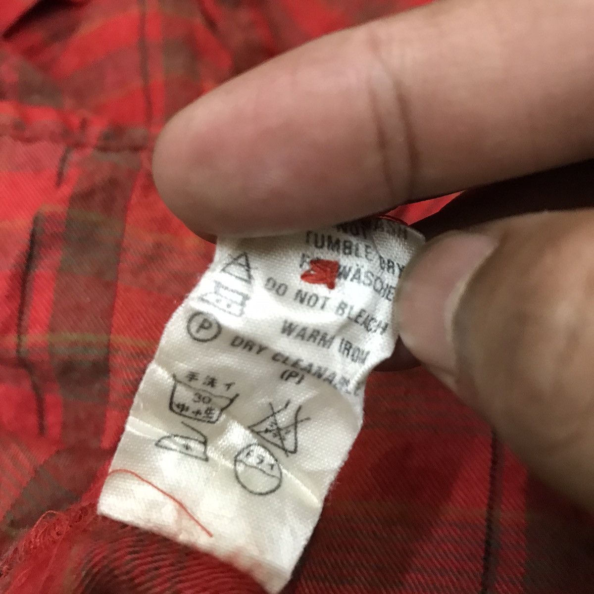 Designer × Escada × Japanese Brand Vintage 90s Escada Wool Pullover Flanel Shirt Button Up Size S / US 4 / IT 40 - 7 Thumbnail