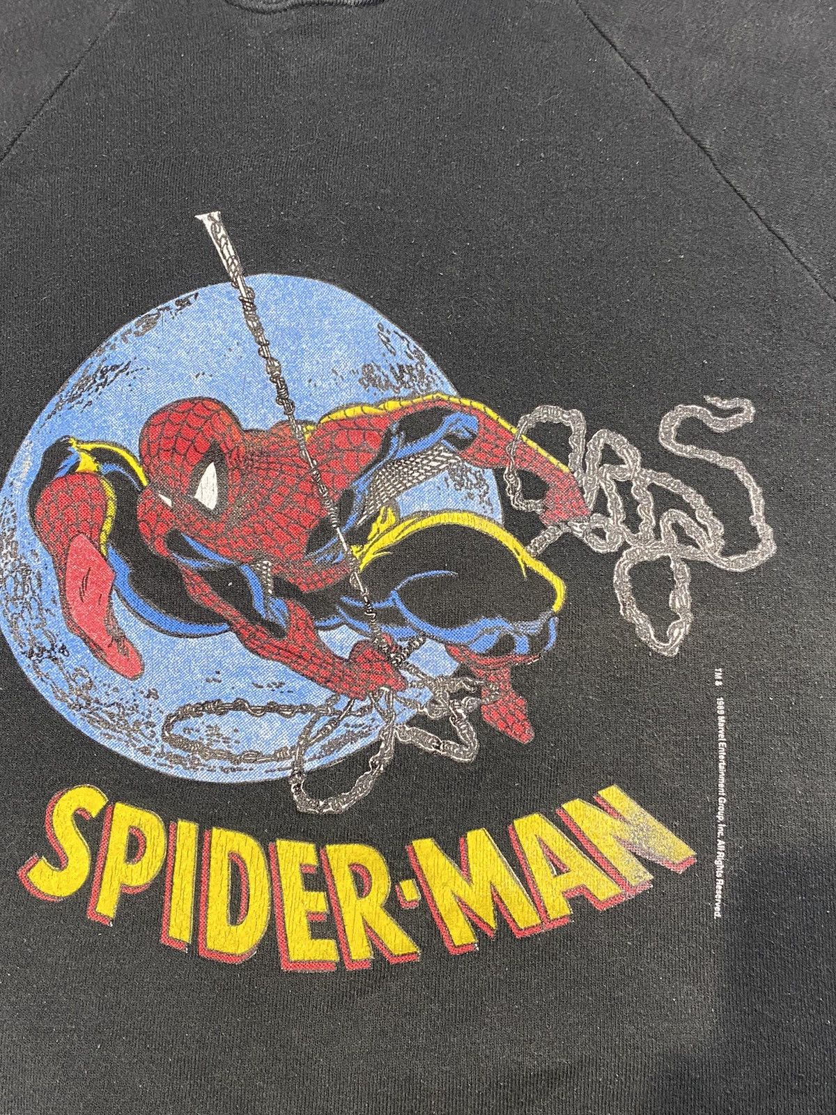 Marvel Comics × Vintage Vintage 1989 Screen Stars Spiderman Marvel Comic Crewneck Size US M / EU 48-50 / 2 - 4 Thumbnail