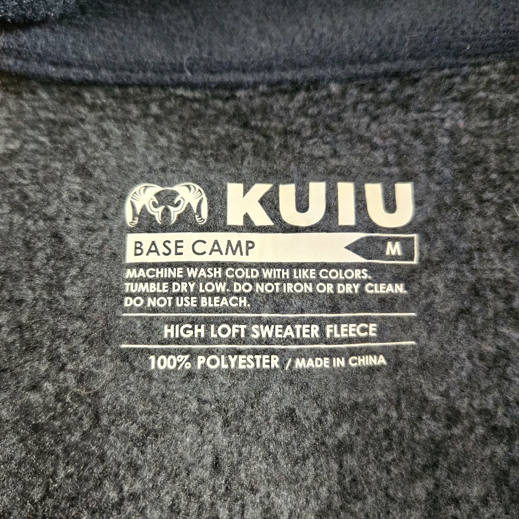 Vintage Kuiu Womens Jacket Sz Medium Blue/Gray High Loft Sweater Fleece Full Zip Size M / US 6-8 / IT 42-44 - 5 Thumbnail