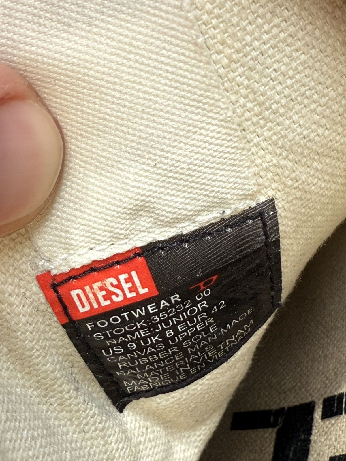 Diesel Vintage Diesel Canvas Rare Sneakers Shoes Size US 9 / EU 42 - 12 Thumbnail
