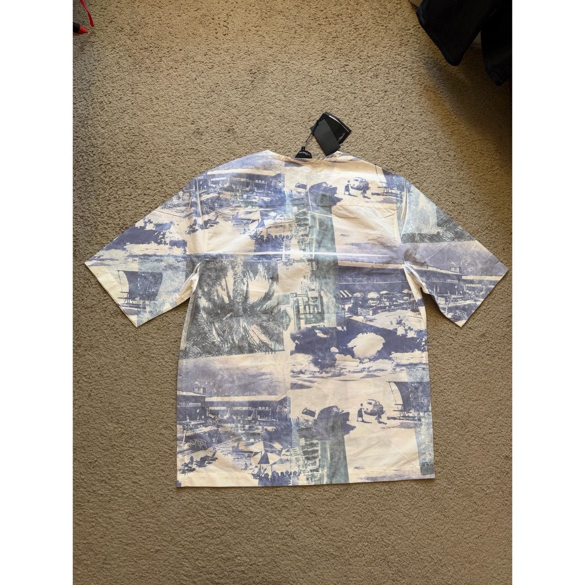 3.1 Phillip Lim 3.1 PHILLIP LIM BOXY POSTCARD PRINT WOVEN TOP Size US M / EU 48-50 / 2 - 9 Thumbnail