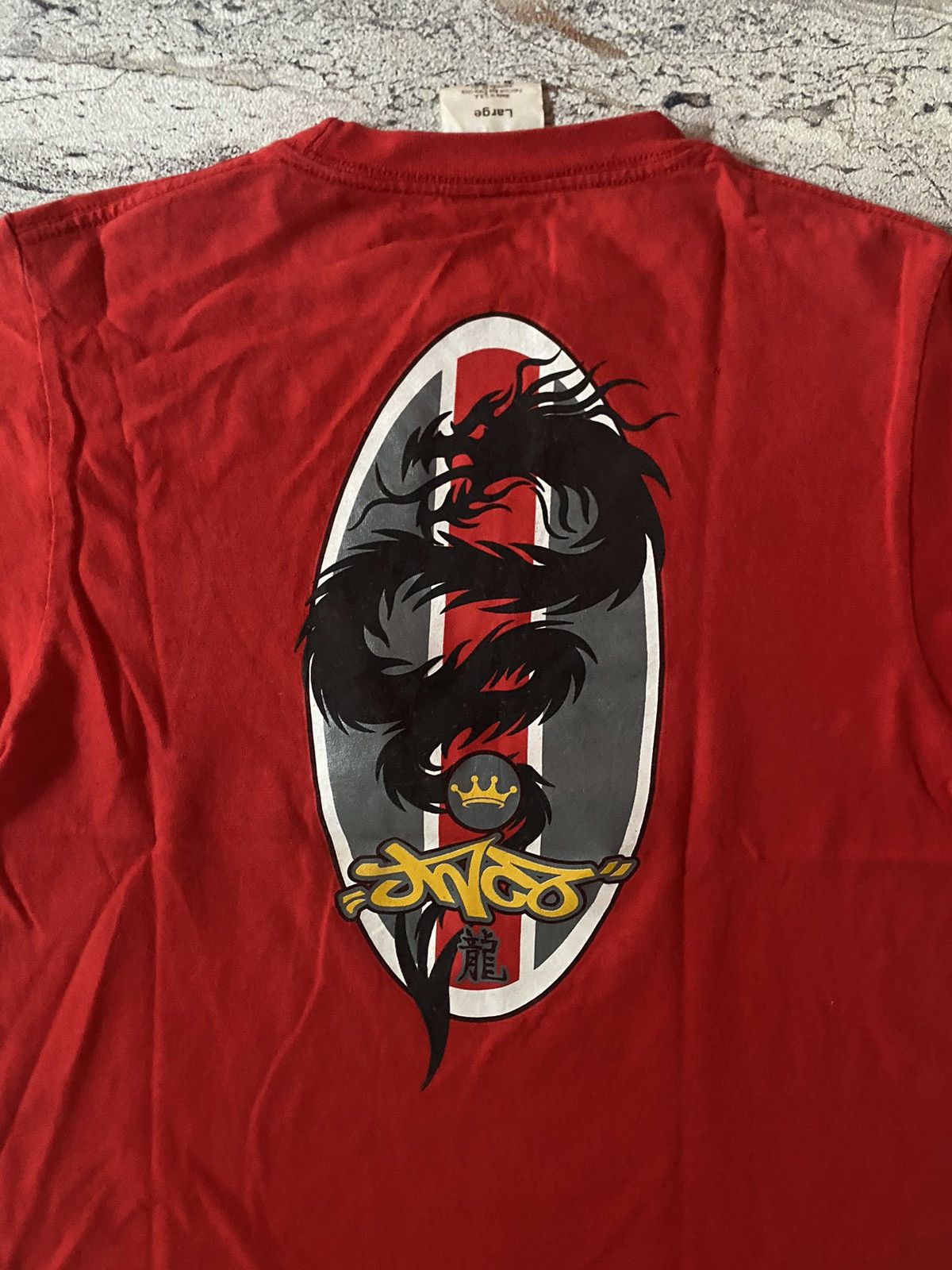 JNCO Vintage Red Jnco Dragon T-shirt Size US M / EU 48-50 / 2 - 2 Thumbnail