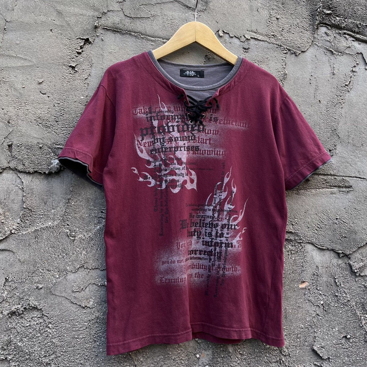 Japanese Brand Y2K punk poem lace up Size US M / EU 48-50 / 2 - 5 Thumbnail