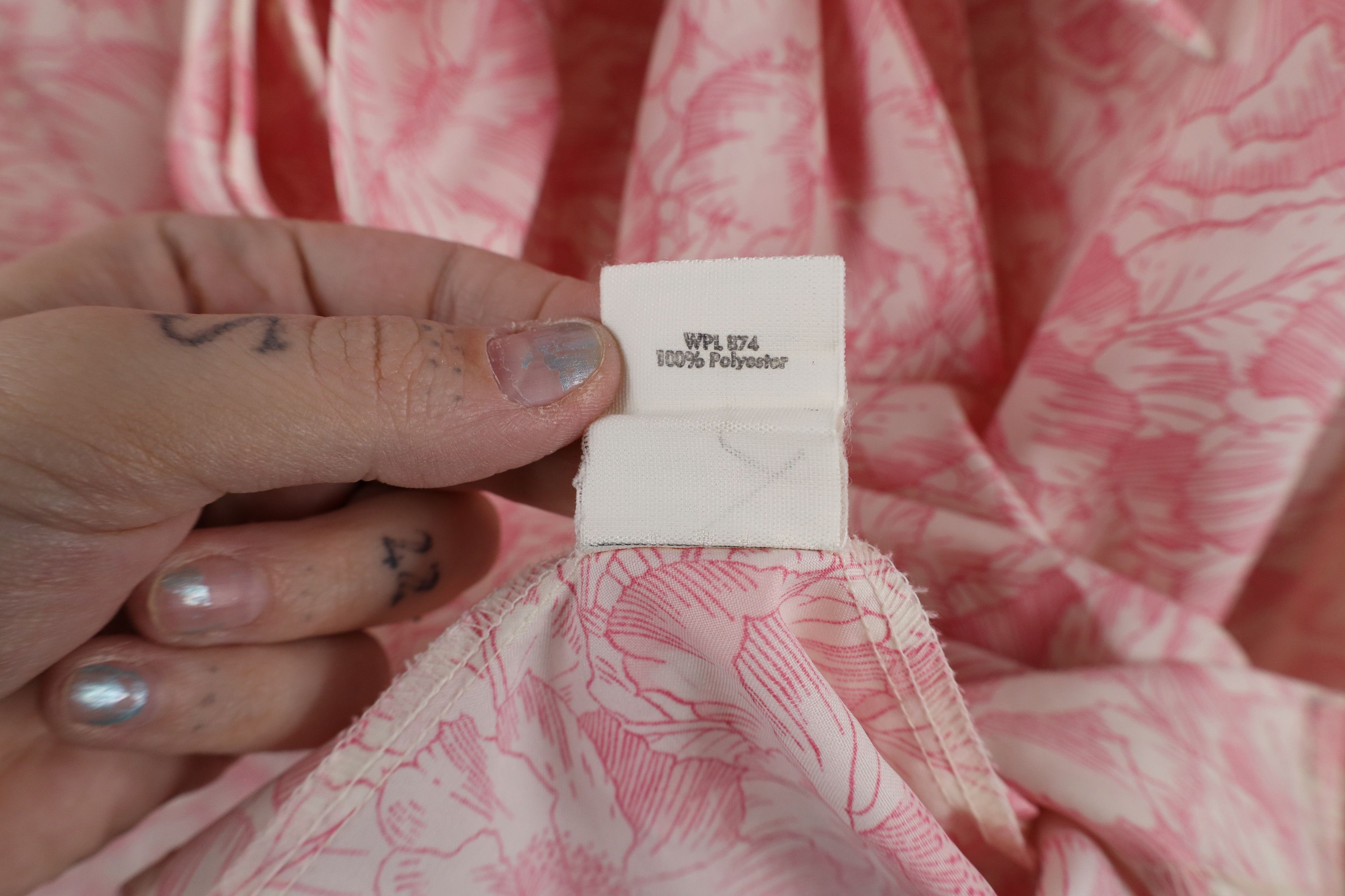Vintage Vintage 70s Streetwear Collared Button Shirt Pink USA Size XXL / US 16-18 / IT 52-54 - 8 Thumbnail