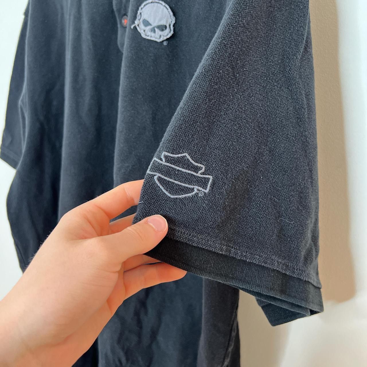 Harley Davidson vintage harley davidson button up polo shirt Size US XXL / EU 58 / 5 - 6 Thumbnail