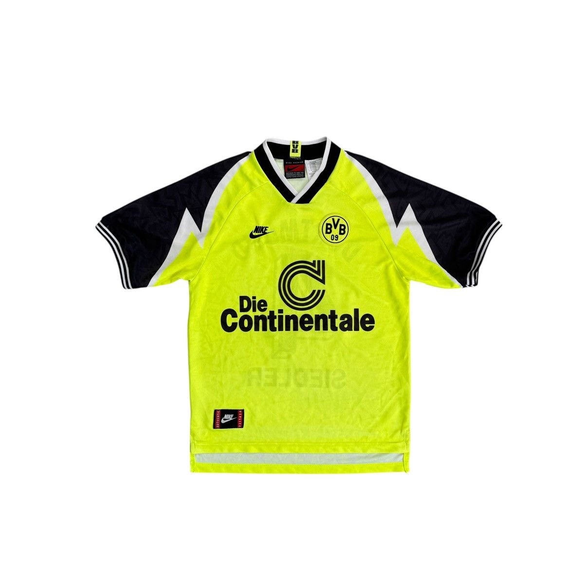 Nike Vintage Nike Borussia Dortmund 1995/1996 Home Soccer Shirt Size US M / EU 48-50 / 2 - 1 Thumbnail
