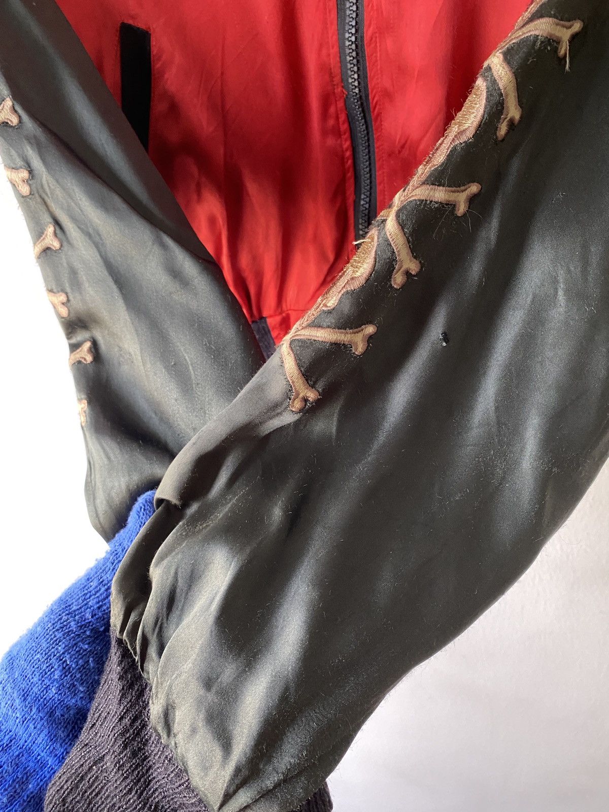 Japanese Brand × Vintage Vintage Crawler Skulls Spider Embroidery Japan Rayon Jacket Size US M / EU 48-50 / 2 - 9 Thumbnail