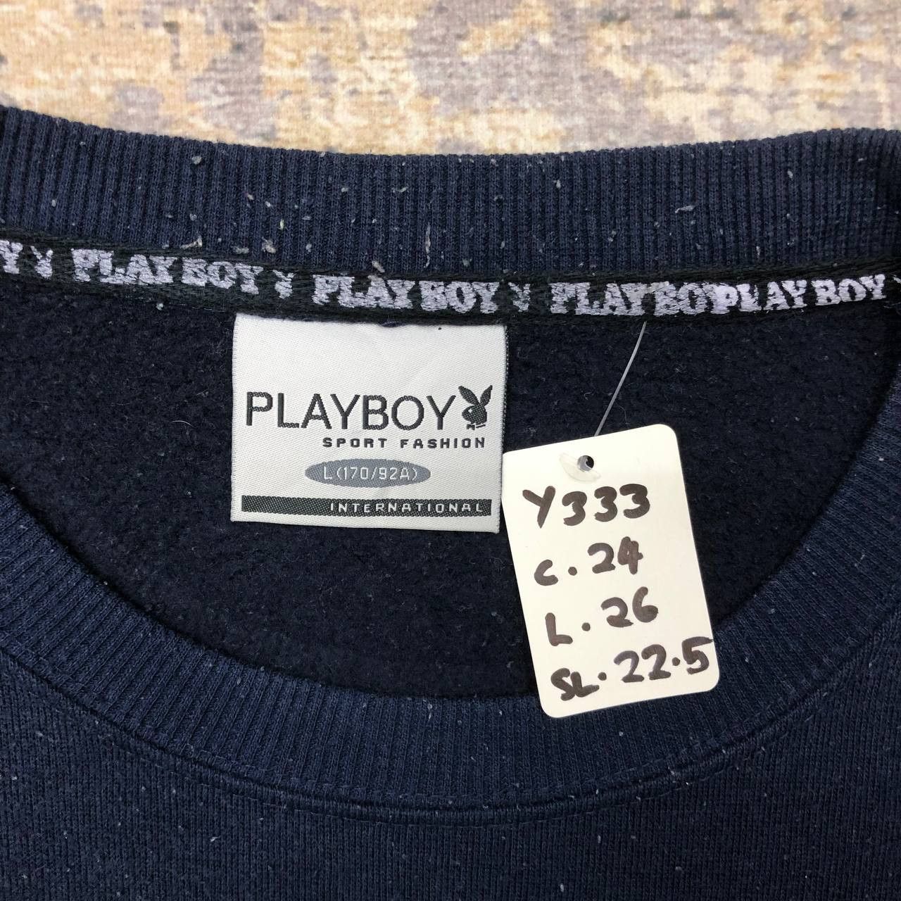 Japanese Brand × Playboy Y333 VTG 90s PLAYBOY SPORT FASHION SWEATSHIRT Size US L / EU 52-54 / 3 - 8 Thumbnail