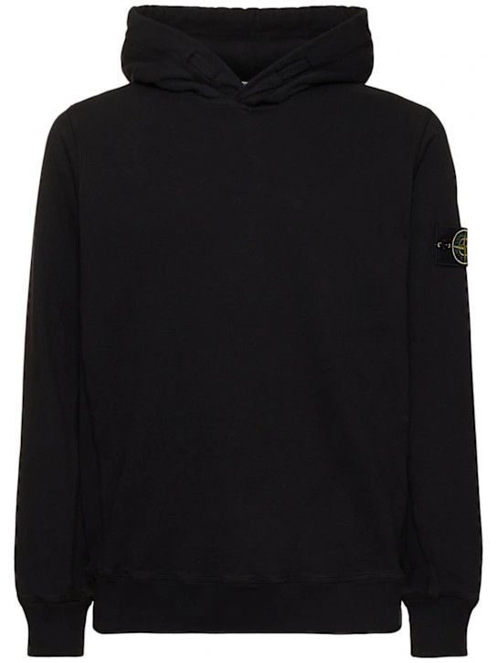Stone Island o1lsvrm0425 Cotton Logo Patch Hoodie in Black Size US XXL / EU 58 / 5 - 1 Thumbnail