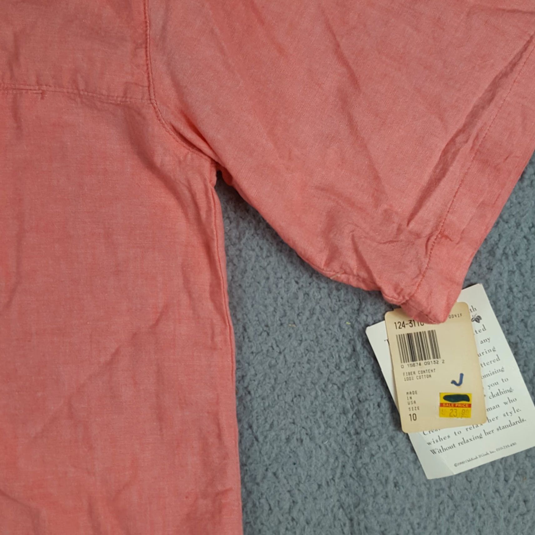Vintage VINTAGE OshKosh B'gosh Pink Chambray Women's Size 10 Preppy Polo Shirt Polo Shirt Women 10 Pink Chambray 80s 90s Vintage OshKosh B'gosh Men? Size L / US 10 / IT 46 - 3 Thumbnail