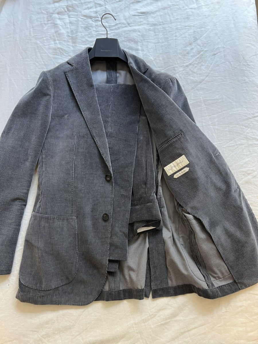 Suitsupply Grey Corduroy Suit 42L Long from Suitsupply Size 42L - 5 Thumbnail