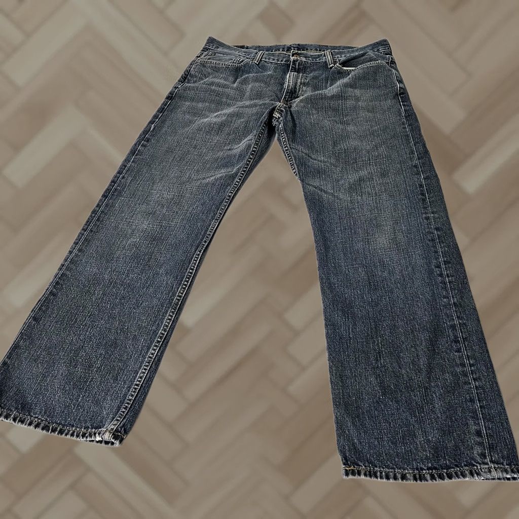 Levi's Levi's 569 Jeans Loose Straight Fit Denim Black Size 36x30 Mens Size US 36 / EU 52 - 1 Thumbnail