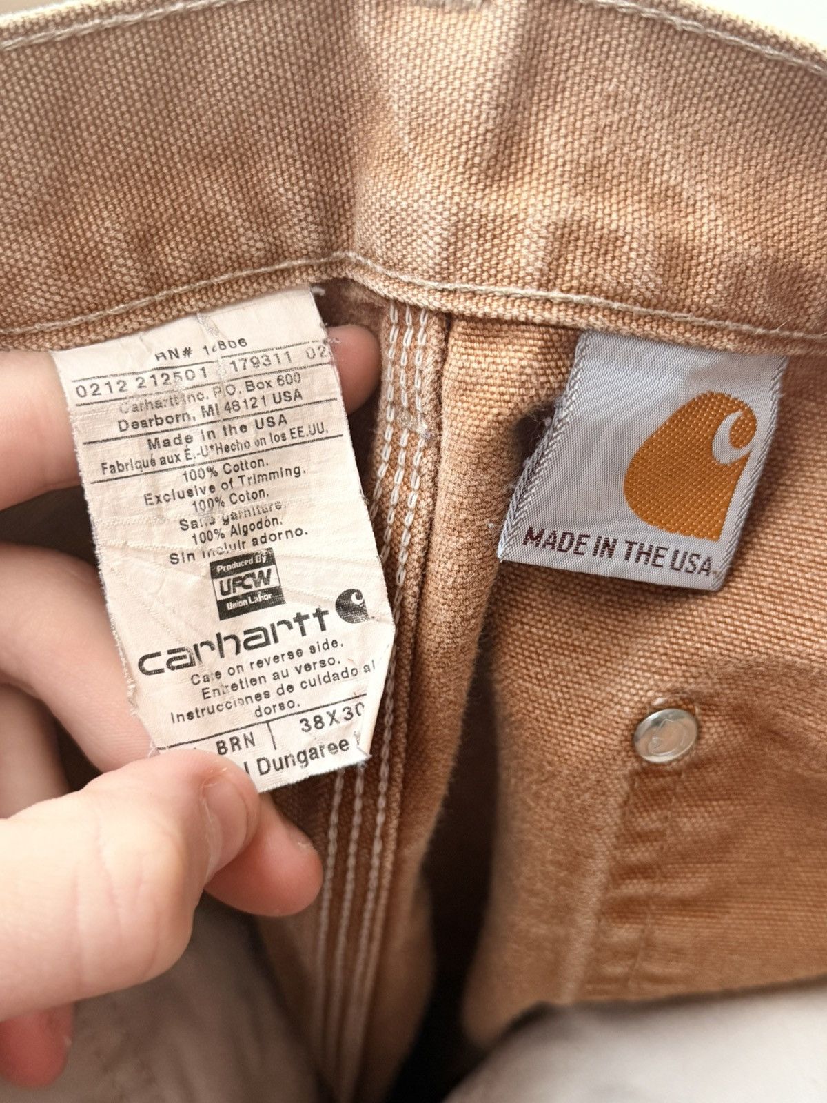 Carhartt Carhartt Thrashed And Distressed Double Knees Size US 38 / EU 54 - 5 Thumbnail