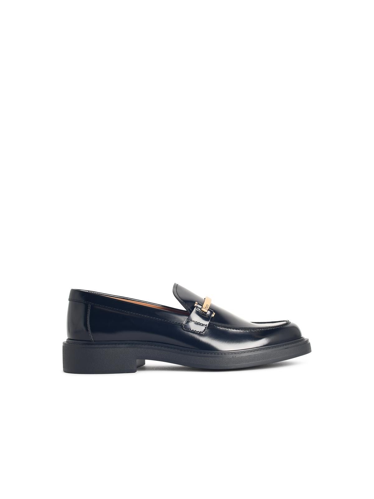 Tod's TOD'S Black Leather Loafers Size US 8.5 / IT 38.5 - 1 Thumbnail