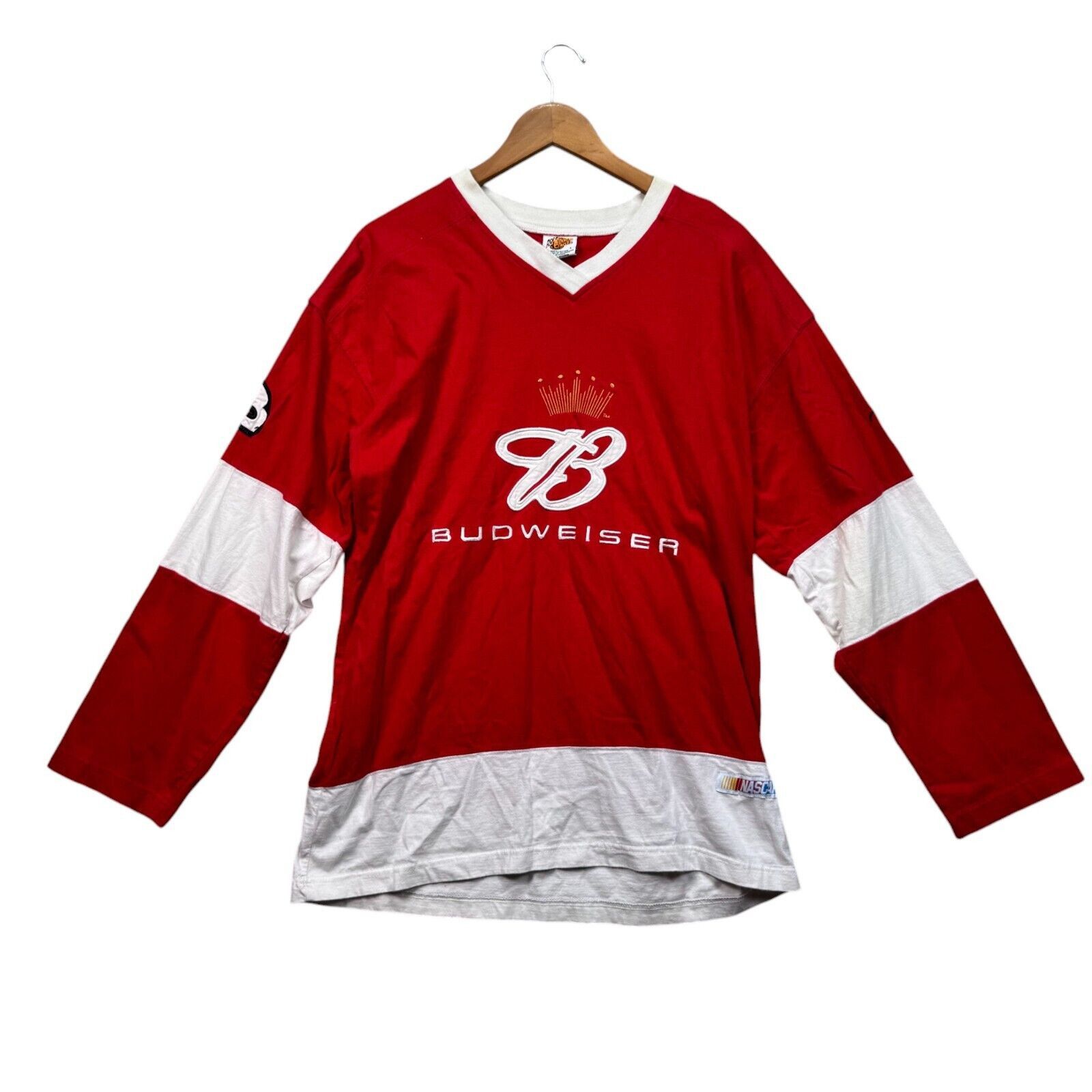Winners Circle Dale Earnhardt Jr #8 Winners Circle Hockey Jersey Budweiser Size US L / EU 52-54 / 3 - 1 Thumbnail