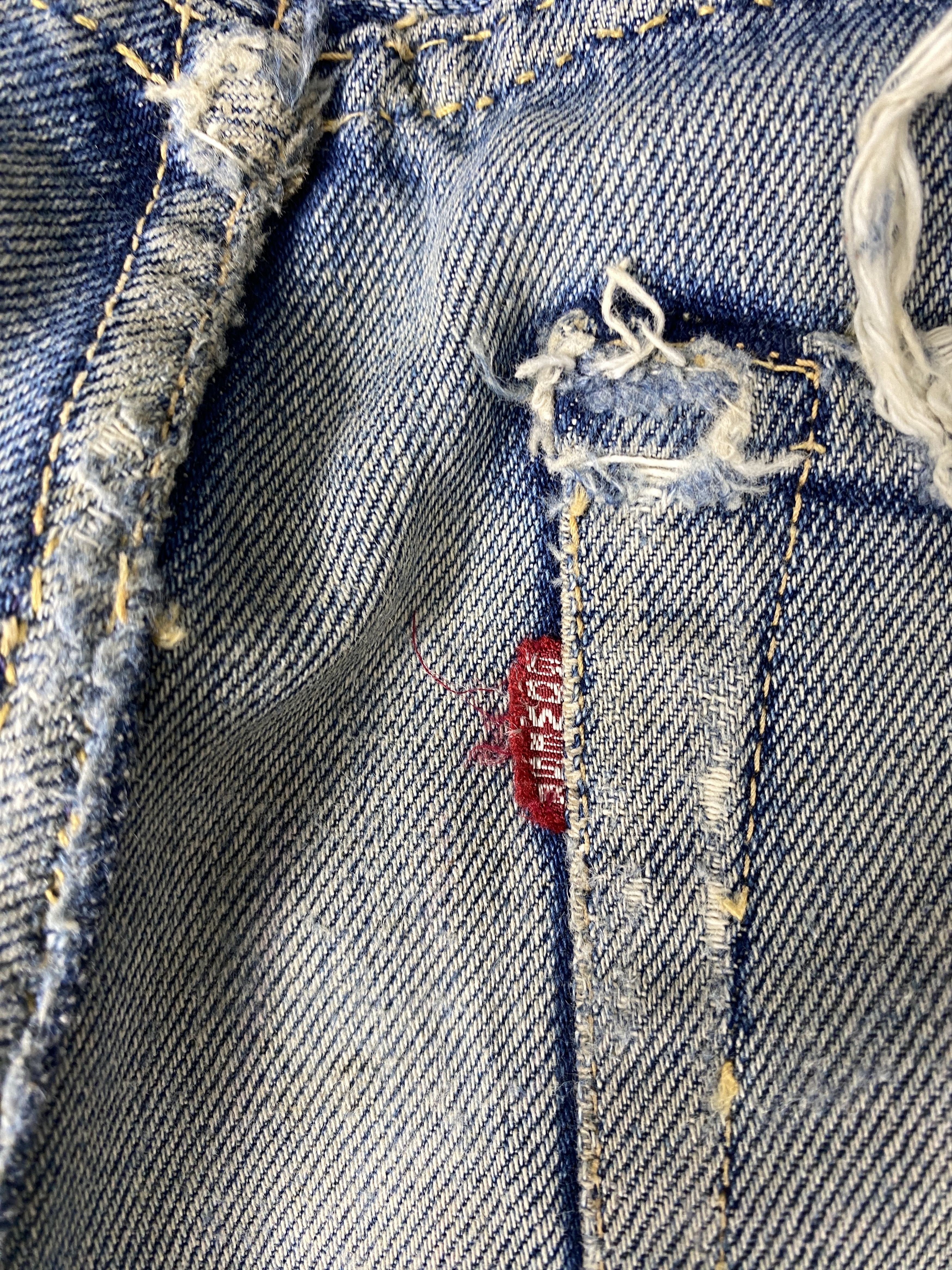 Japanese Brand 💢Selvedge Vintage Go West Faded Blue Jeans CP0054 Size US 30 / EU 46 - 9 Thumbnail