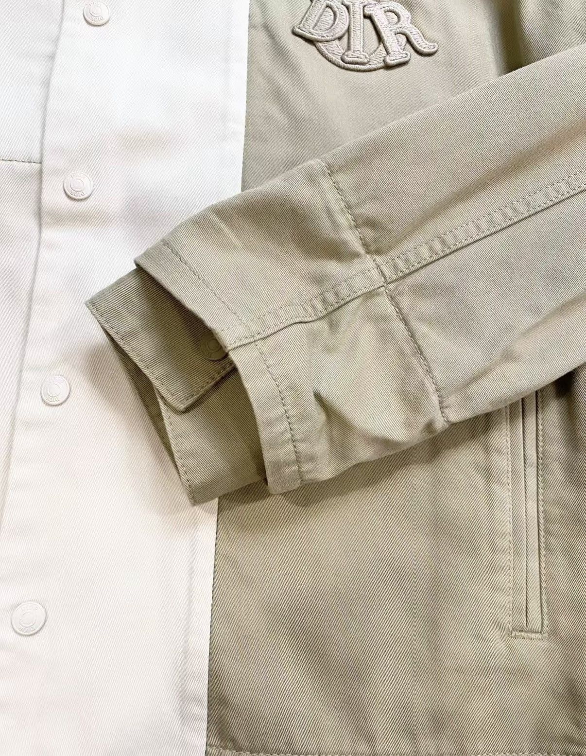 Dior Dior Classic Khaki Cotton Long Sleeve Shirt J33 Size L / US 10 / IT 46 - 5 Thumbnail